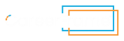 CareerFrame logo with blue and orange framed design and white text.